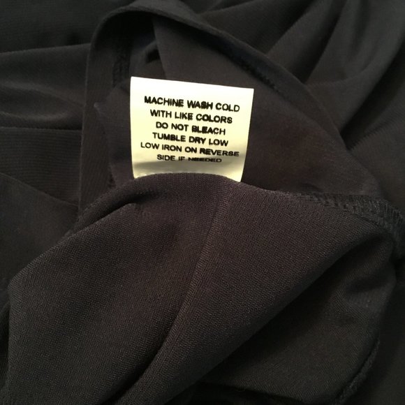 Navy Blue Wrap Front Midi Dress Quarter Length Sleeve New With Tags - Picture 7 of 8